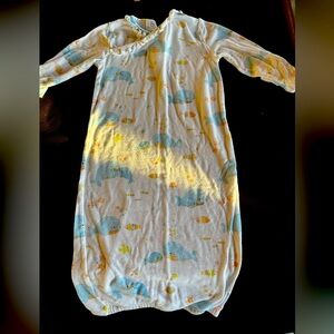 ⭐️3 for $20⭐️ Angel Dear Bamboo Sleep Dress with Elastic Bottom Rainbow Whale
